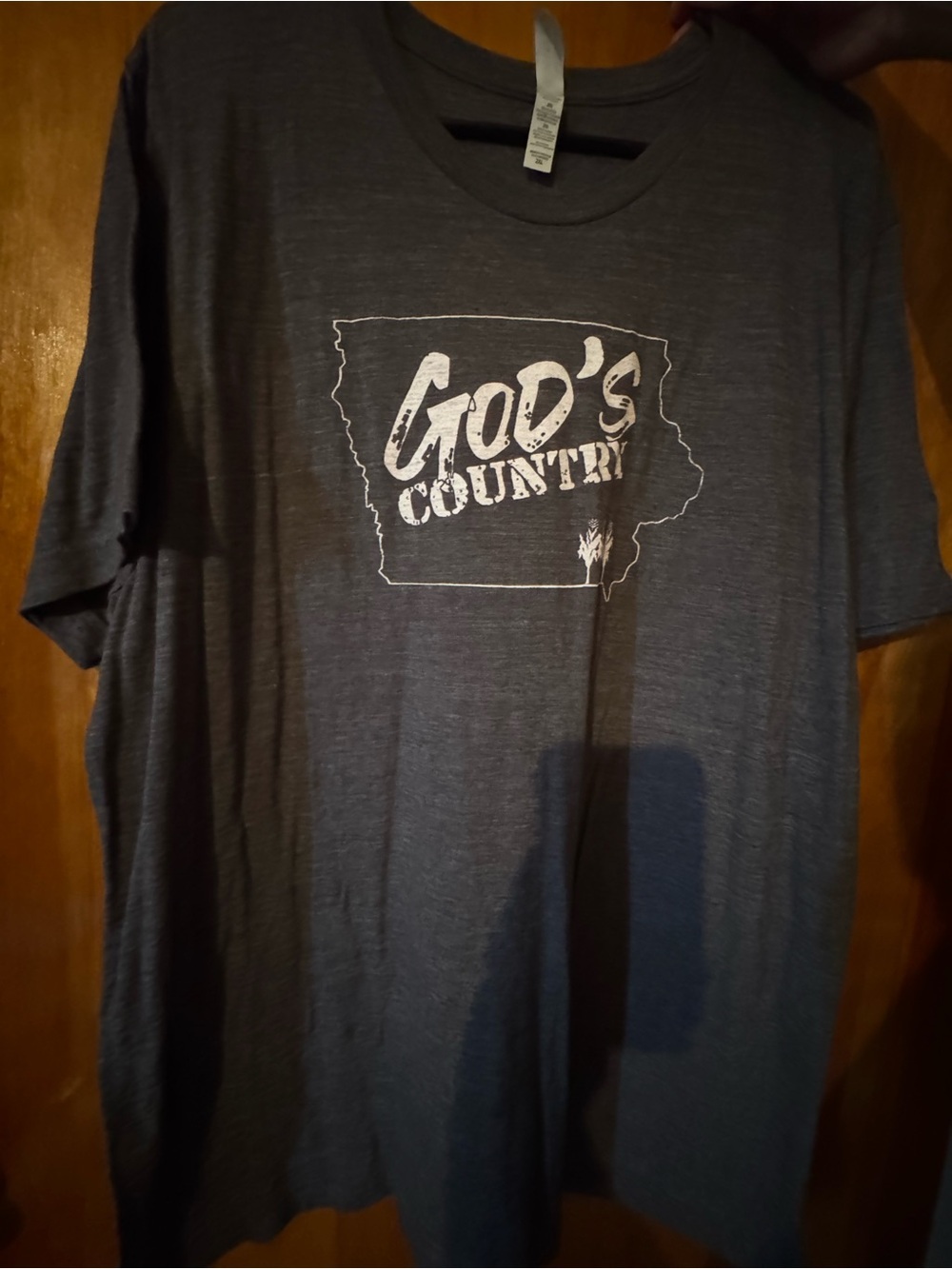 Bella Canvas Charcoal Gray "God's Country" Short Sleeve Tee